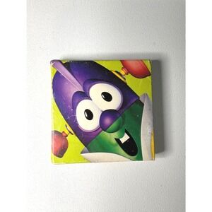 VeggieTales LarryBoy Square Magnet Larry the Cucumber Superhero Vintage 2 Inch